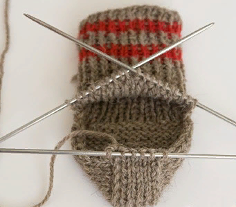 Как вязать носки 5 спицами для начинающих: “Бабушкин” способ пошагово