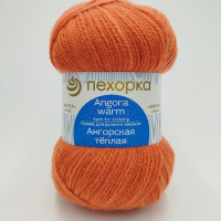Ангорская теплая 189 ярко оранжевый