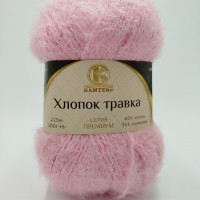 Хлопок травка 055 светлый розовый