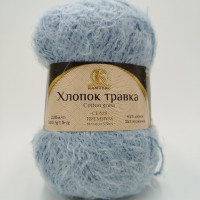 Хлопок травка 015 голубой