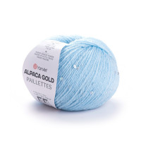 Альпака голд пайетки 9305 талая вода