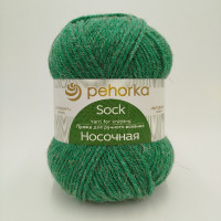 Носочная 875 зелено изумрудный