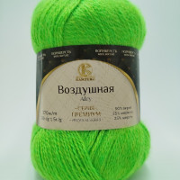 Воздушная 148 салатовый меланж
