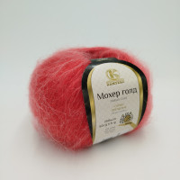 Мохер Голд 226 алый меланж