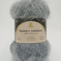 Мохер с хлопком 022 джинса