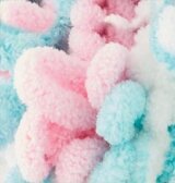 Пуффи колор 6377 розово-бирюзовый