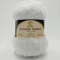 Хлопок Травка 205 белый